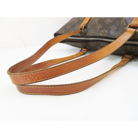 Authentic Oversized LOUIS VUITTON Cabas Mezzo Monogram Shoulder Tote Bag Purse - Picture 9 of 14